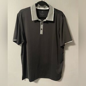 Adidas climacool aeroready polo shirt in black. Size Large